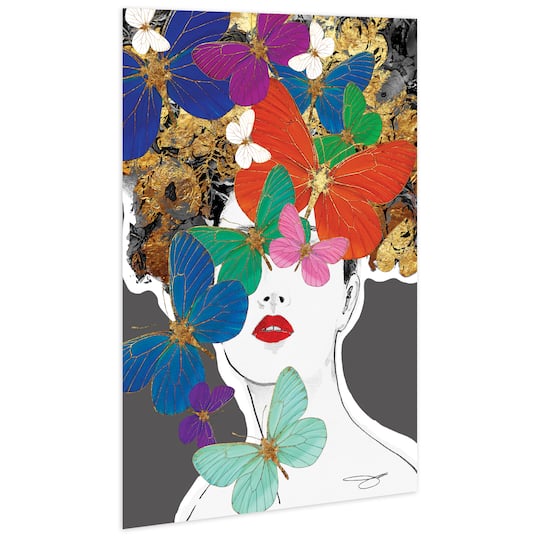 Empire Art Direct 48" x 32" Blindfolded Frameless Free Floating Printed Tempered Glass Wall Art